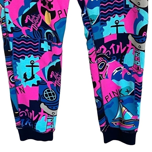 Pink Dolphin RARE Printed Jogger Sweatpants, Size 42 (US X-Large) - Picture 6 of 12